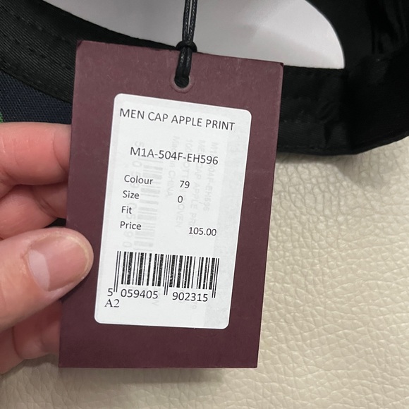 NWT - Paul Smith Adult 50th Anniversary Baseball Cap - Apple Print - Picture 9 of 9